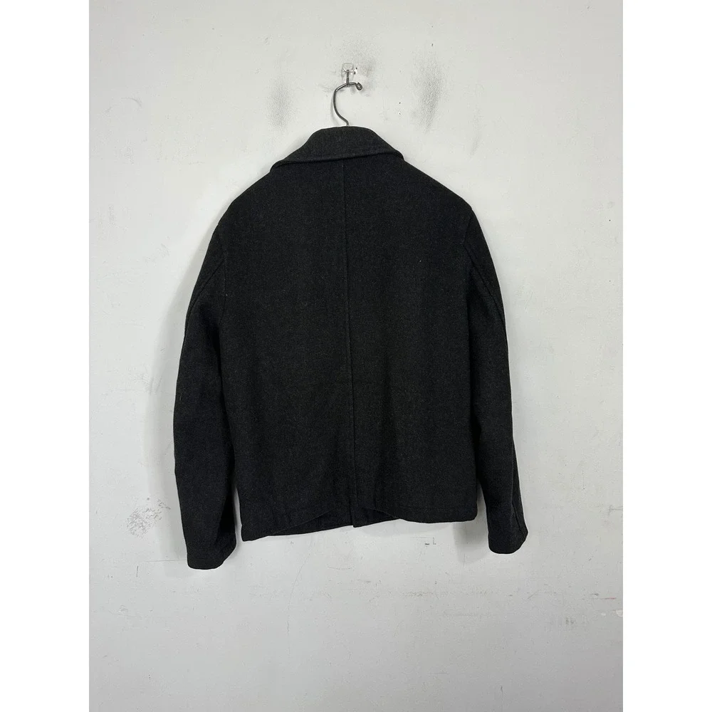 Banana Republic Mens Charcoal Gray Wool Blend Full Zip Jacket Small 783468-00